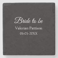 Braut Name Datum schwarz weiß Junggesellinnenabsch