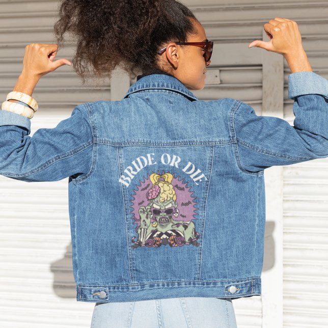 Braut oder Die Brautparty Denim Jacket Jeansjacke (Von Creator hochgeladen)