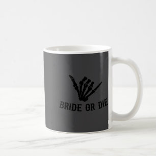 Braut Oder Stirb Rockstar Skelett Junggesellinnena Kaffeetasse