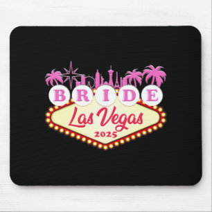 Braut Party Bride Las Vegas 2025 Bachelorette Mousepad