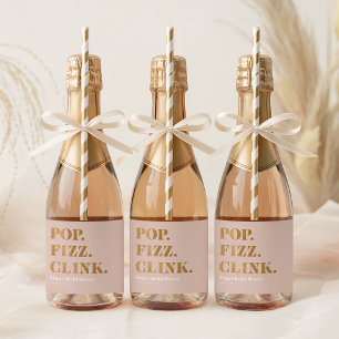 Braut Pop Fizz Clink Mini Flasche Sekt L