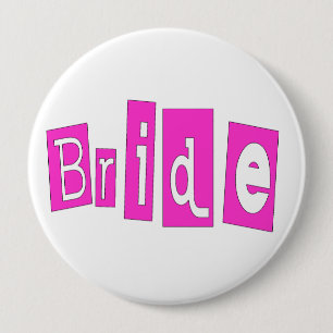 Braut-Rosa Button