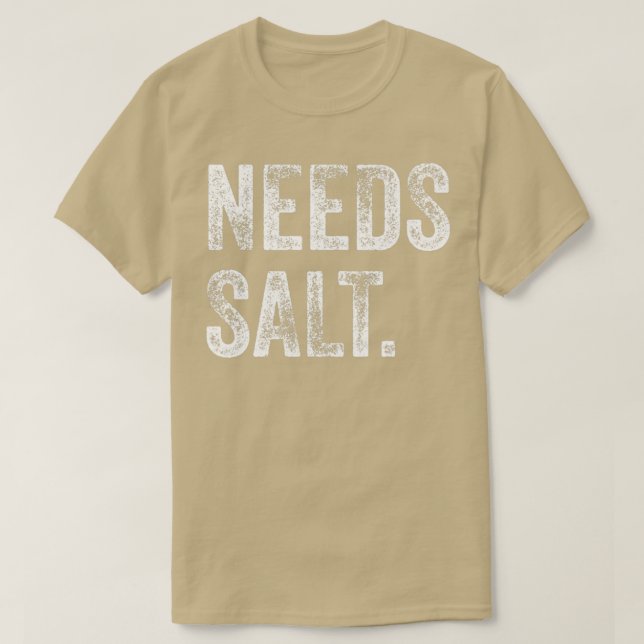 Braut Salz Funny Cooking Backen Koch Assistenz Bac T-Shirt (Design vorne)