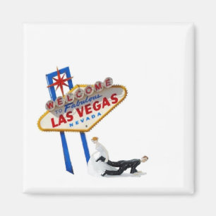 Braut-schleppender Bräutigam-Las Vegas-Magnet Magnet