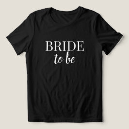 Braut Schwarz-Weiß T-Shirt Tri-Blend Shirt