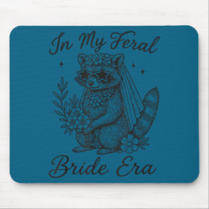 Braut-Shirt in verrückter Braut-Ära lustiger Jungg Mousepad
