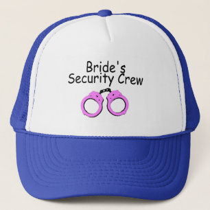 Braut-Sicherheits-Crew (Handschellen) Truckerkappe