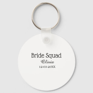 Braut Squad Brautjungfer Name Junggesellinnenabsch Schlüsselanhänger