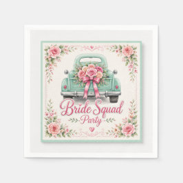 Braut-Squad-Brautjungfernabschied-Servietten Serviette