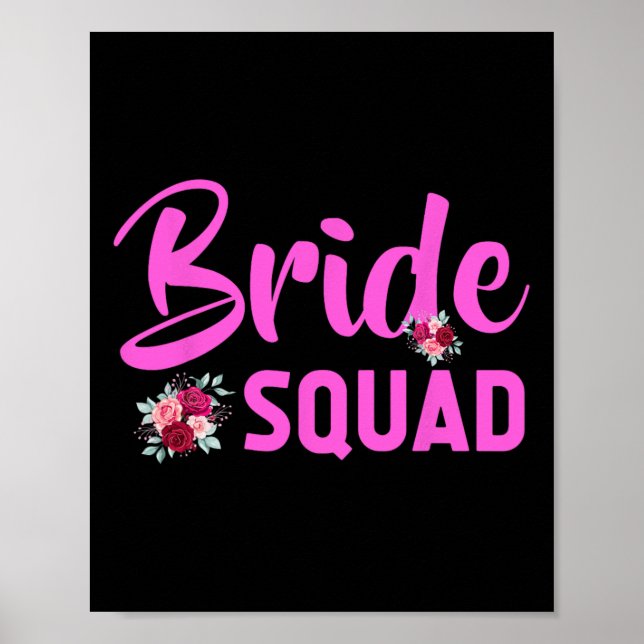 Braut Squad Design - Team Braut  Poster (Vorne)