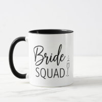 Braut-Squad Moderne Schrift Hochzeitsgesellschaft
