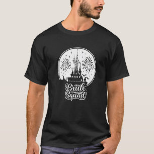 Braut Squad Schloss Junggesellinnenabschied Hochze T-Shirt