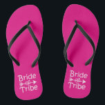 Braut-Stamm-lustige Brautjungfern drehen Reinfälle Flip Flops<br><div class="desc">Braut-Stamm-lustige Brautjungfern drehen Reinfälle um</div>