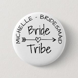 Braut-Stammhochzeits-Gastgeschenkrunde Button