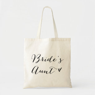 Braut-Tante Moderne Kalligrafie-Tasche Tragetasche