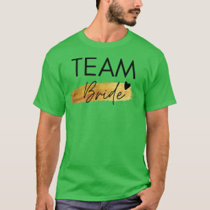Braut-Team Design Damen Hochzeits-Party Junggesell T-Shirt