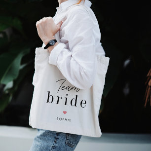 Braut-Team editierbare Farbe Brautparty-Tasche Tragetasche