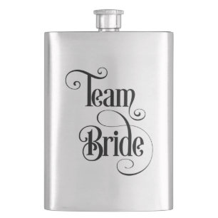 Braut Team Flachmann