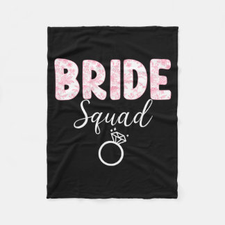 Braut-Team Junggesellinnenabschied Coquette Bow Fleecedecke