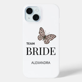 Braut-Team Personalisiertes Hochzeitsdesign Case-Mate iPhone Hülle