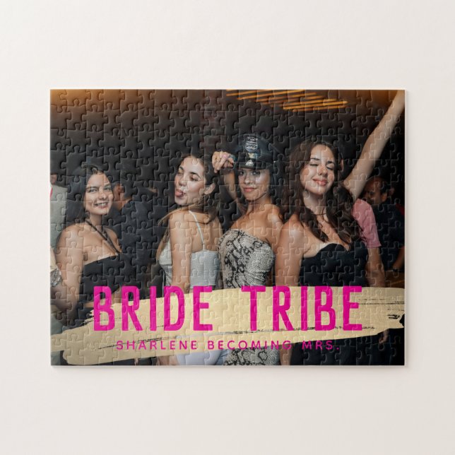 Braut Tribe Andenken Foto Brautjungfer Geschenk (Horizontal)