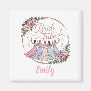 Braut Tribe Individueller Name Junggesellinnenabsc Magnet