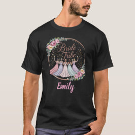 Braut Tribe Individueller Name Junggesellinnenabsc T-Shirt