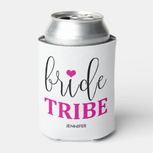 Braut Tribe Magenta Herz Hübsche Brautjungfer Dosenkühler
