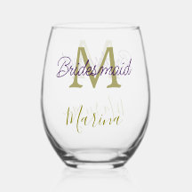 Braut Tribe Monogram Junggesellinnenabschied einfa
