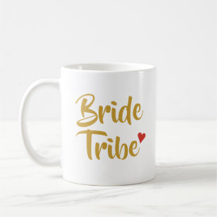 Braut Tribe Rot Herz Kaffeetasse