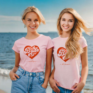 Braut Tribe T-Shirt Junggesellinnenabschied Retro