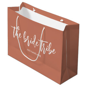 Braut Tribe Terrakotta Hochzeit Große Geschenktüte