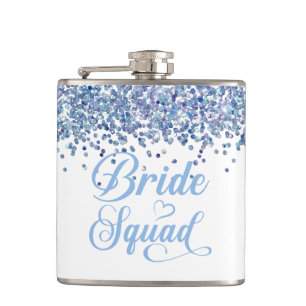 Braut-Truppe Vinyl umwickelte Flasche Flachmann