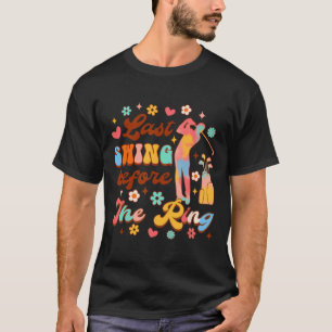 Braut um Golf Bachelorette letzte Swing vor der T-Shirt