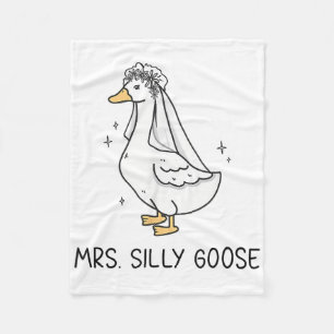 Braut um Hochzeit Alberne Brautgöttin Loose Fleecedecke