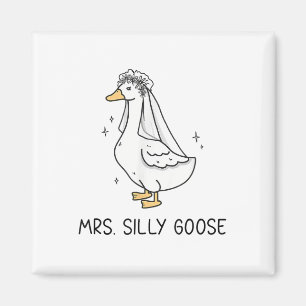 Braut um Hochzeit Alberne Brautgöttin Loose Magnet