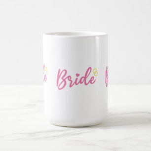 Braut, um Junggeselinnen-Abschied Geschenk zu werd Kaffeetasse