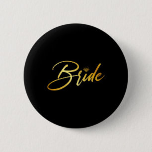 Braut- und Bauernhaus und Ehefrau-Matching-Hochzei Button