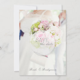 Braut und Blume Bouquet Wedding Save The Date