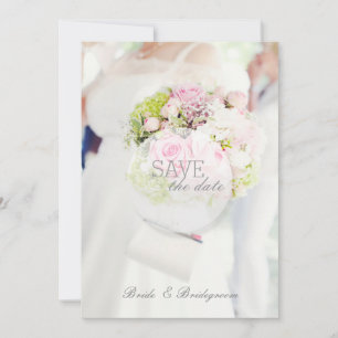 Braut und Blume Bouquet Wedding Save The Date