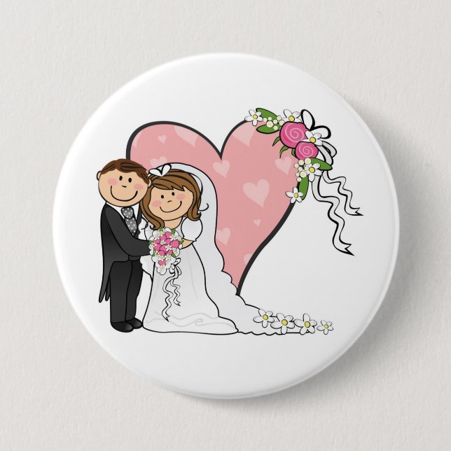 Braut und Boden Button (Vorderseite)