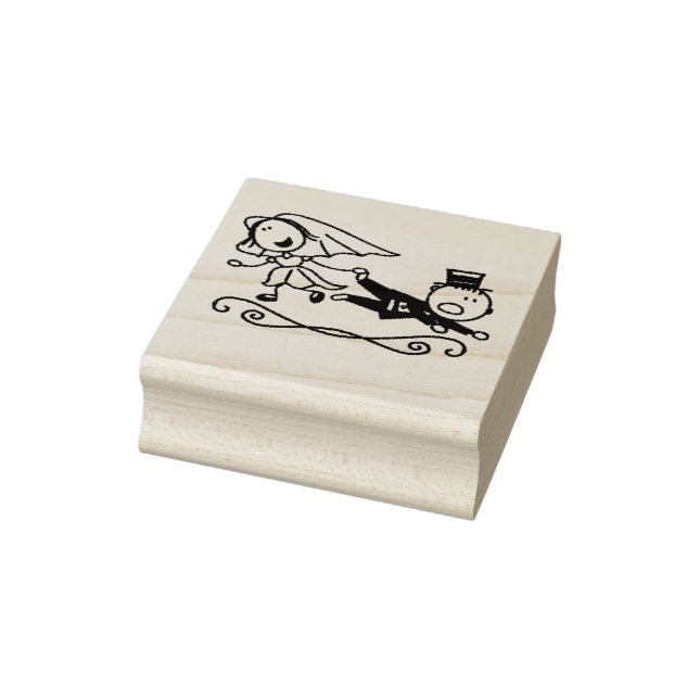 Braut und Boden Gummistempel (Stempel)