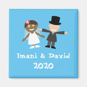 Braut und Boden Magnet