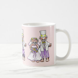 Braut und Bräutigam Bären Hochzeitstasse Kaffeetasse