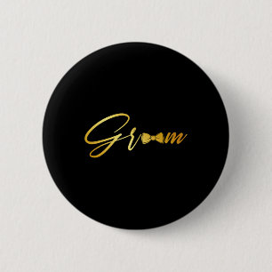 Braut und Bräutigam Ehemann und Ehefrau Hochzeitsü Button