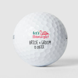 Braut und Bräutigam - Flemingale Golfball