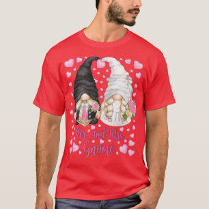 Braut und Bräutigam Gnom für Garten Hochzeitsfeier T-Shirt