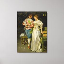 Braut und Bräutigam (Hochzeit und Ehe) Leinwanddruck