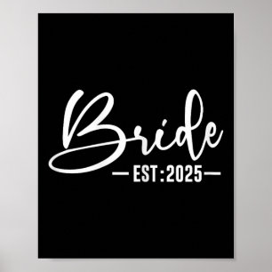 Braut- und Bräutigam Hochzeitsfest Verlobung Bri Poster