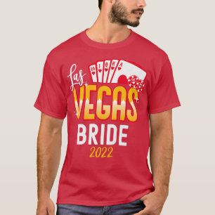 Braut und Bräutigam passende Frauen Las Vegas 2022 T-Shirt